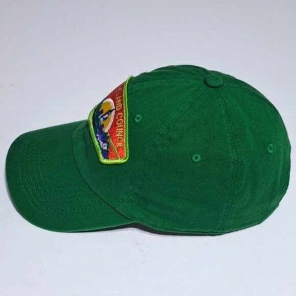 GREATER CLEVELAND COUNCIL HAT EMBROIDERED PATCH STRAP ADJUST GREEN CURVEBRIM CAP - Picture 5 of 7